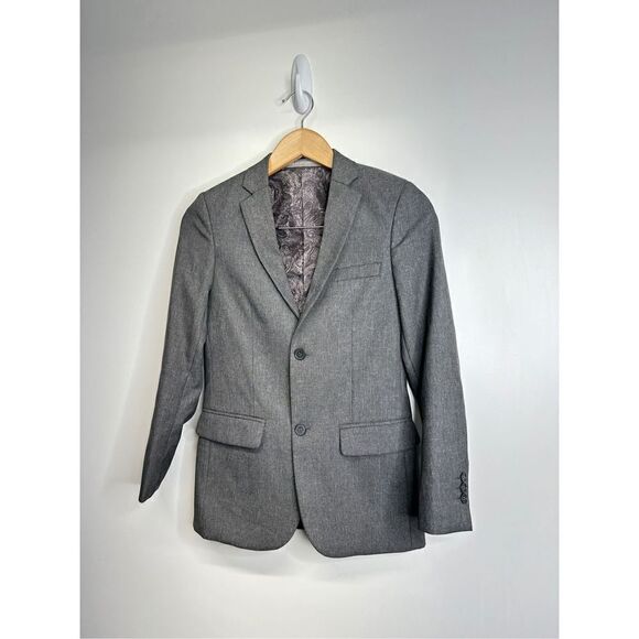 Paisley Of London Boy Blazer Gray Two Button Size 12 - Picture 5 of 6